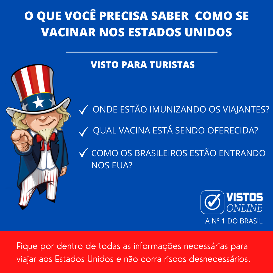 como se vacinar nos Estados Unidos