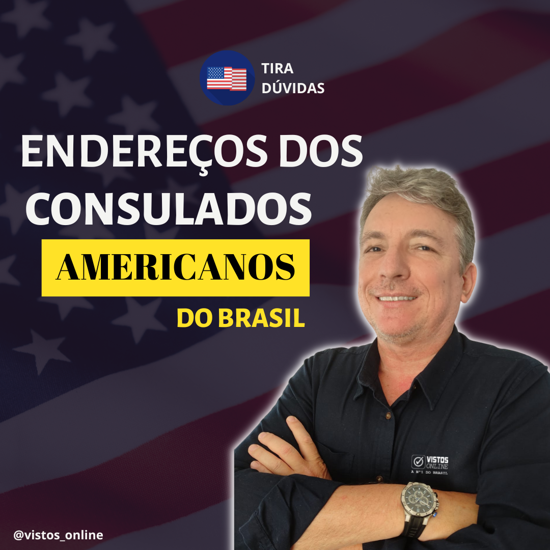 Endereços dos consulados americanos