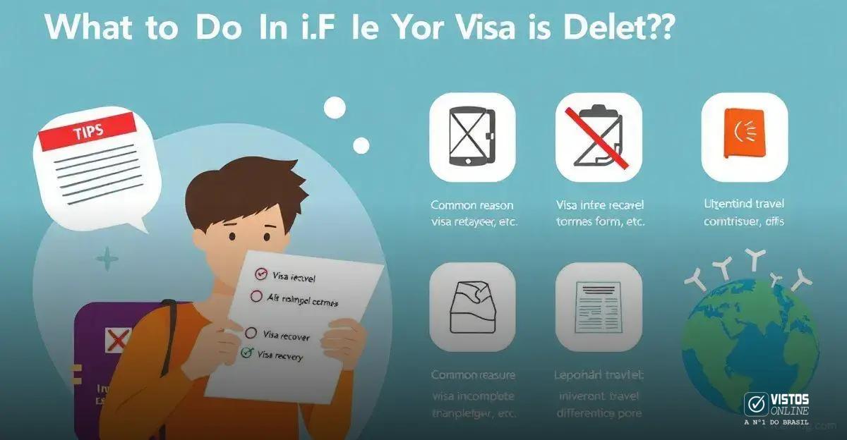 Dicas para recuperação do visto