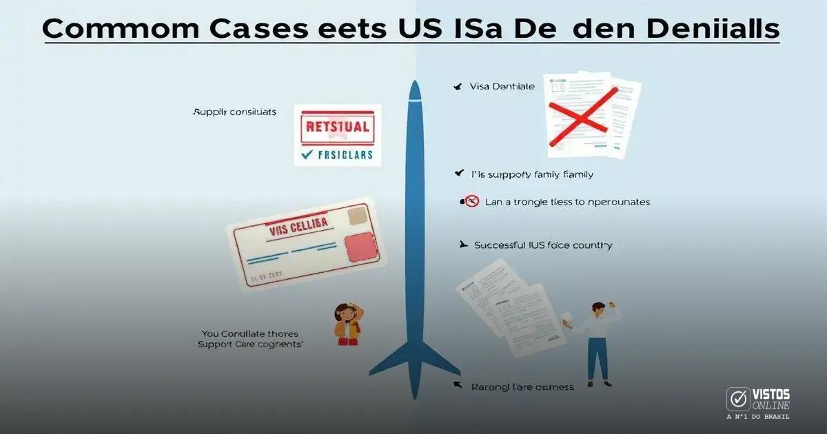 Causas Comuns de Negativas do visto EUA: O que você precisa saber